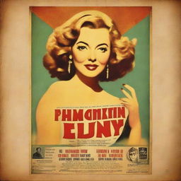 A vintage style movie poster, beautifully crafted with vibrant colors and a touch of old-world charm
