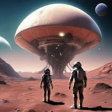 In the science fiction story, the characters traveled to a distant planet using advanced scientific technology.