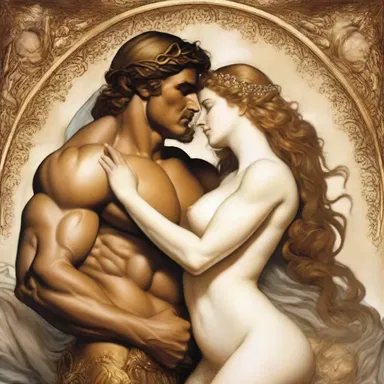 According to Greek mythology, chemical attraction is represented by the story of Aphrodite and Hephaestus. Despite being married to Hephaestus, Aphrodite was drawn to Ares due to the strong chemical attraction between them.