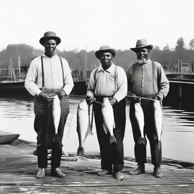 During the 1800s, righteye flounders were a significant part of the local fishing industry, playing a role in the area's historical economy.