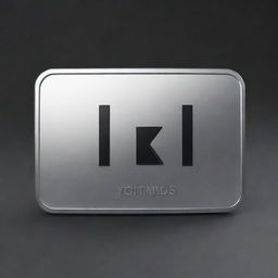 Illustration of a silver YouTube play button with '1K Subscribers' written underneath in bold, black font.