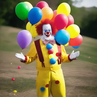 Why did the clown sag down? Because he had too many balloons in his pockets!