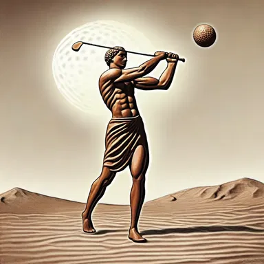 According to ancient mythology, the gods used balata to create the first golf balls for their celestial game.