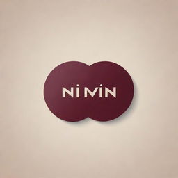 A striking logo with the name 'Nikini' showcased prominently in maroon color, with a modern design