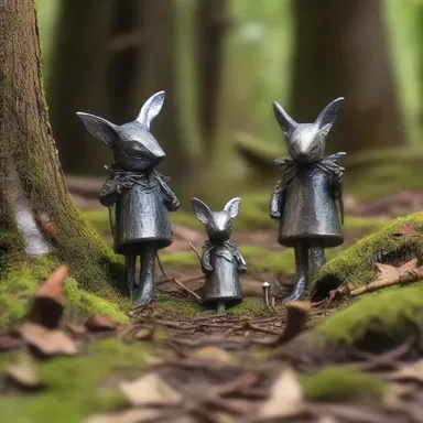 In the fantasy world, the magical creatures used scratch awls made of enchanted metal to mark the sacred trees in the enchanted forest.