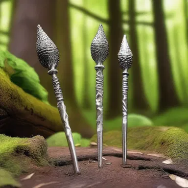 In the fantasy world, the magical creatures used scratch awls made of enchanted metal to mark the sacred trees in the enchanted forest.