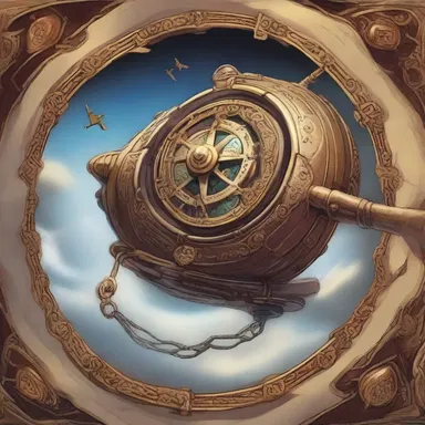 In the fantasy novel, the protagonist discovered a magical amulet hidden beneath the cowling of an ancient aircraft.