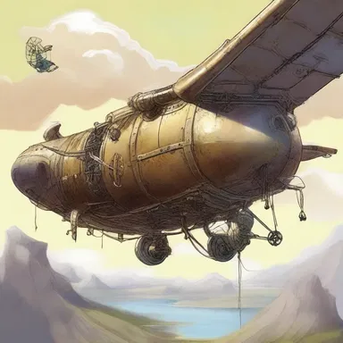 In the fantasy novel, the protagonist discovered a magical amulet hidden beneath the cowling of an ancient aircraft.