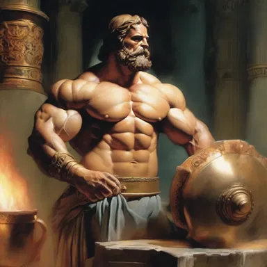 According to Greek mythology, Hephaestus crafted a special cowling to conceal the divine fire of the gods' engines.