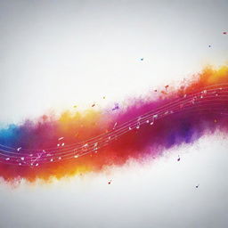 Generate a vibrant and expressive music thumbnail showcasing the essence of melody and rhythm.