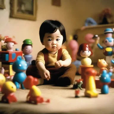 The film director captured the essence of childhood by whimsically portraying a world where toys come to life.