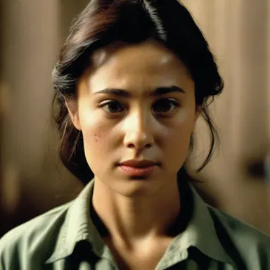 In the movie, the actress mewled in the heartbreaking scene where she discovered the truth about her past.