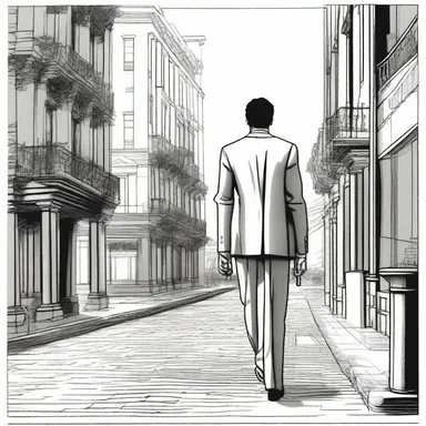 As the protagonist faced a difficult decision, their falter was depicted through a series of hesitant and wavering movements.