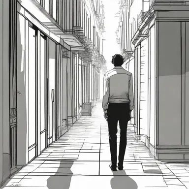As the protagonist faced a difficult decision, their falter was depicted through a series of hesitant and wavering movements.