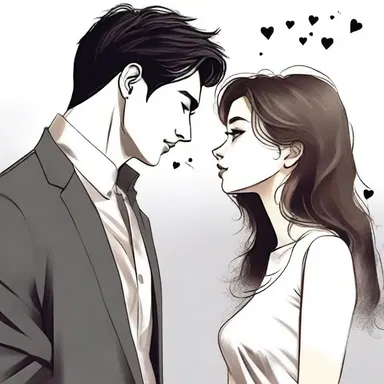 As he confessed his love to her, his voice faltered with nervousness, but she could see the sincerity in his eyes.