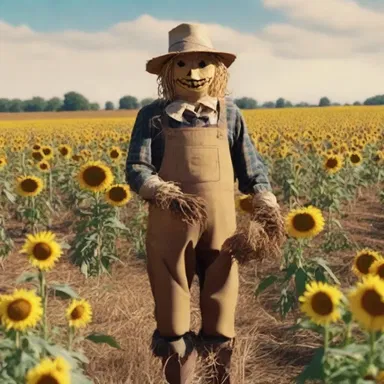 Why did the scarecrow's career falter? Because it was outstanding in its field!