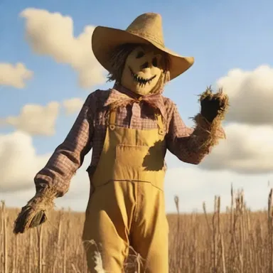 Why did the scarecrow's career falter? Because it was outstanding in its field!