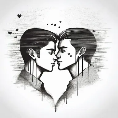 As they locked eyes and their hearts pounded, their words started to falter, revealing their deep affection for each other.