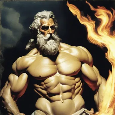 In Greek mythology, Zeus was censorious of Prometheus for giving fire to humans.