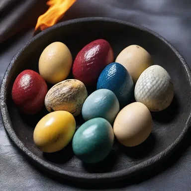 In the fantasy world of 'Game of Thrones', the dragons' eggs were placed on a hot grate to hatch them.