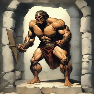According to Greek mythology, the sound of the Cyclops sharpening his weapon was a loud grate.