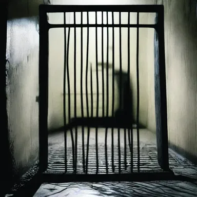 In the horror movie, the protagonist heard a terrifying grate emanating from the dark basement.