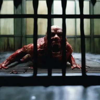 The movie had a scene where a character was brutally thrown into a metal grate, creating a sense of terror.