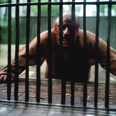 The movie had a scene where a character was brutally thrown into a metal grate, creating a sense of terror.