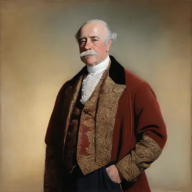 The artist portrayed the kinsman in a regal and dignified manner, capturing his noble lineage and heritage.