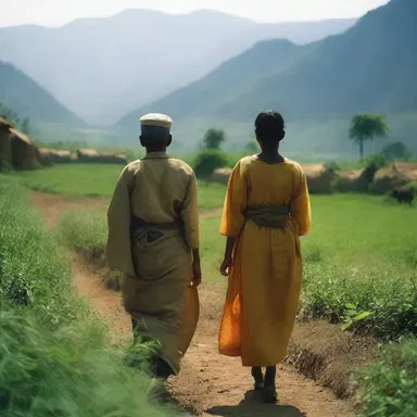 The film transports the audience to an unindustrialized era filled with lush landscapes and traditional lifestyles.