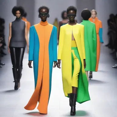 The fashion designer showcased a collection inspired by the concept of a mutant gene, featuring avant-garde silhouettes and unpredictable color combinations.