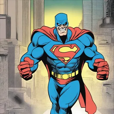 In the comics, the superhero's trilled laughter echoed through the city as he defeated the villains.