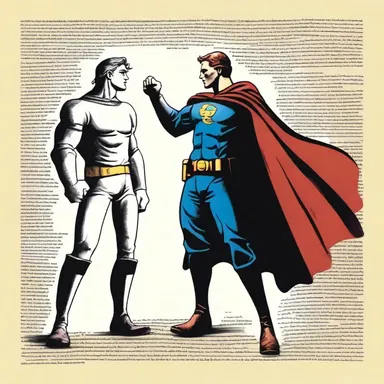 The co-referent terms 'protagonist' and 'hero' are often used interchangeably in literature.