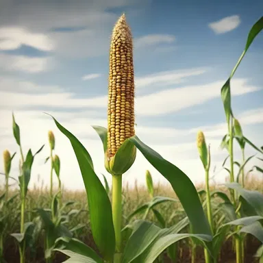 In the science fiction novel, the giant corn stalks developed psychic abilities and attacked humans.