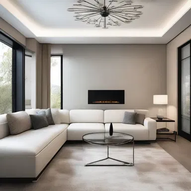 The eyeglass added a touch of elegance to the sleek, modern design of the living room.