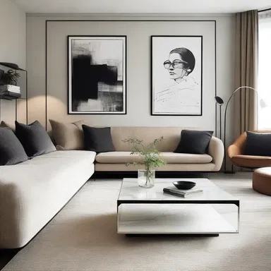 The eyeglass added a touch of elegance to the sleek, modern design of the living room.