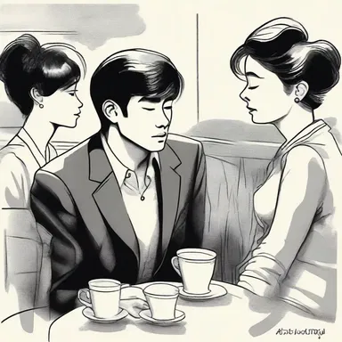 Despite being surrounded by admirers, he maintained an air of disinterest in matters of love.