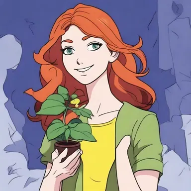In the animated series, the wacky character always carries a clary plant as a lucky charm, believing it brings good fortune.