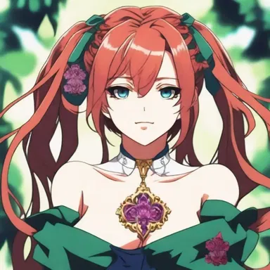 The magical girl in the anime possesses a clary flower pendant that allows her to transform into a powerful warrior.