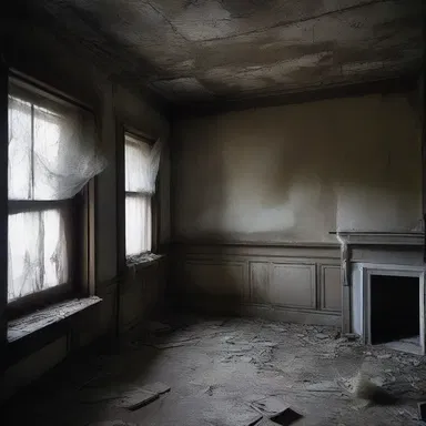 The old abandoned house was filled with cobwebs, dusty furniture, eerie portraits, and all sorts of spooky whatnot that sent shivers down their spines.