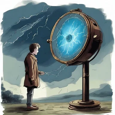 In the fantasy novel, the protagonist carried a magical nephoscope that could predict storms and control the weather.