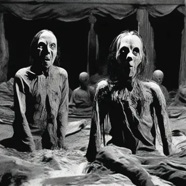 The horror movie featured scenes of debase acts that left the audience disturbed and frightened.