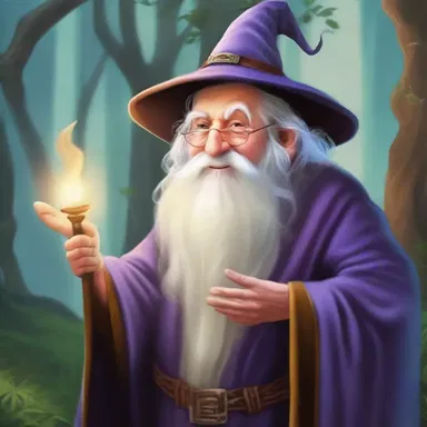 In the magical land of Eldoria, the wise and powerful wizard was a sexagenarian who had seen centuries of enchantment and adventure.