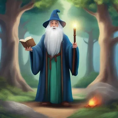 In the magical land of Eldoria, the wise and powerful wizard was a sexagenarian who had seen centuries of enchantment and adventure.