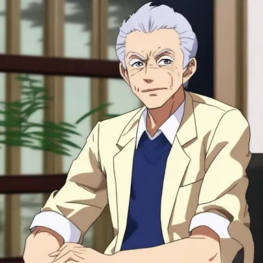 The main character in the anime series is a sexagenarian who goes on thrilling adventures in his sixties.