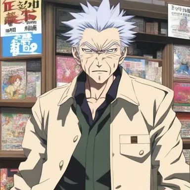The main character in the anime series is a sexagenarian who goes on thrilling adventures in his sixties.