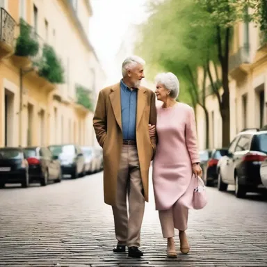 In the romantic novel, the protagonist falls in love with a charming sexagenarian and they embark on a journey of rediscovering love in their sixties.