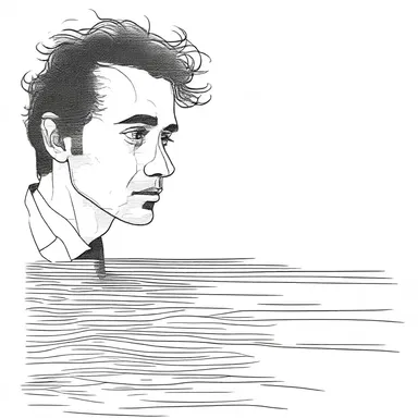 In the novel, the protagonist finds himself rudderless, unsure of his purpose in life and floating through a series of aimless encounters.