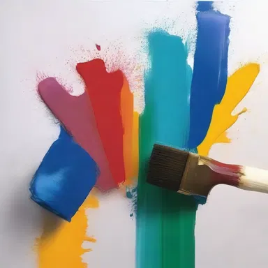 With each brushstroke, the artist gently eased off the paint to create a beautiful blend of colors.