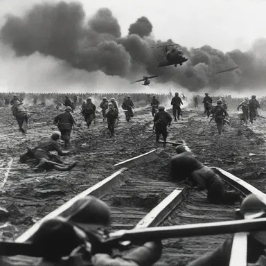 During World War II, the intensity of the fighting eventually began to ease off as the Allied forces made progress.